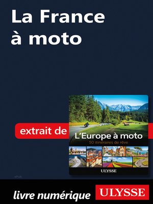 cover image of La France à moto